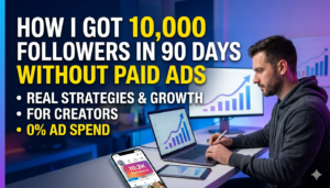How I Got 10,000 Followers in 90 Days Without Paid Ads